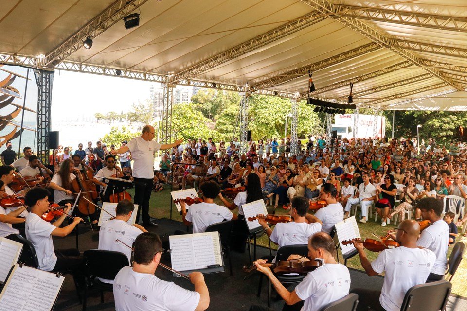 Orquestra Sinfônica do ES realiza concerto no Parque Botânico da Vale, em Vitória
