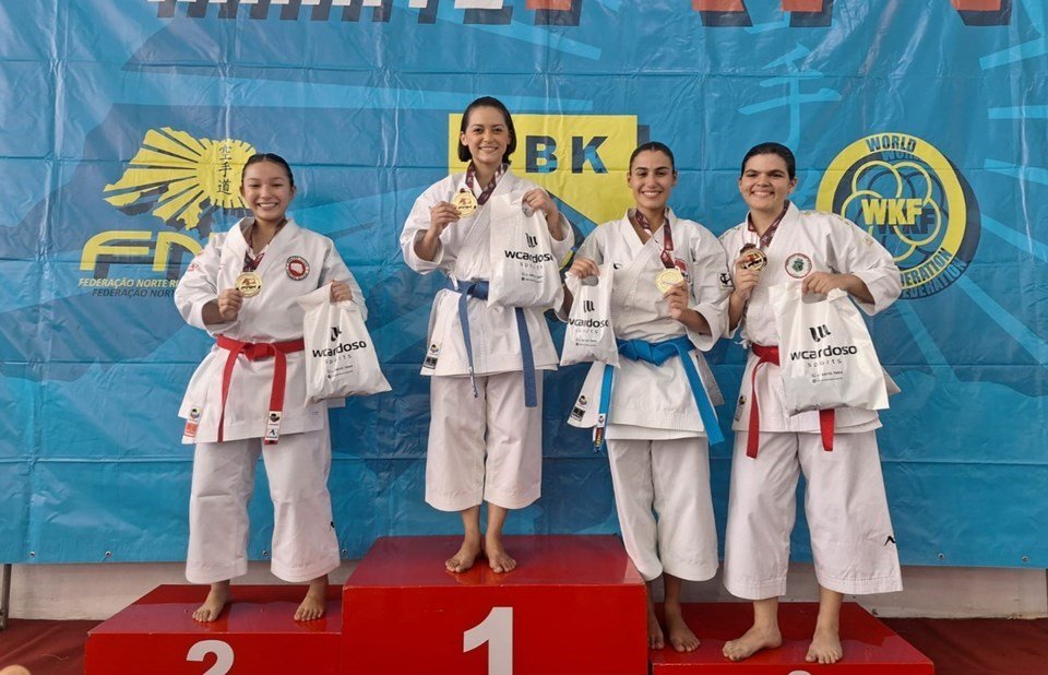 Atleta capixaba conquista ouro no Circuito Open Nacional de Karatê