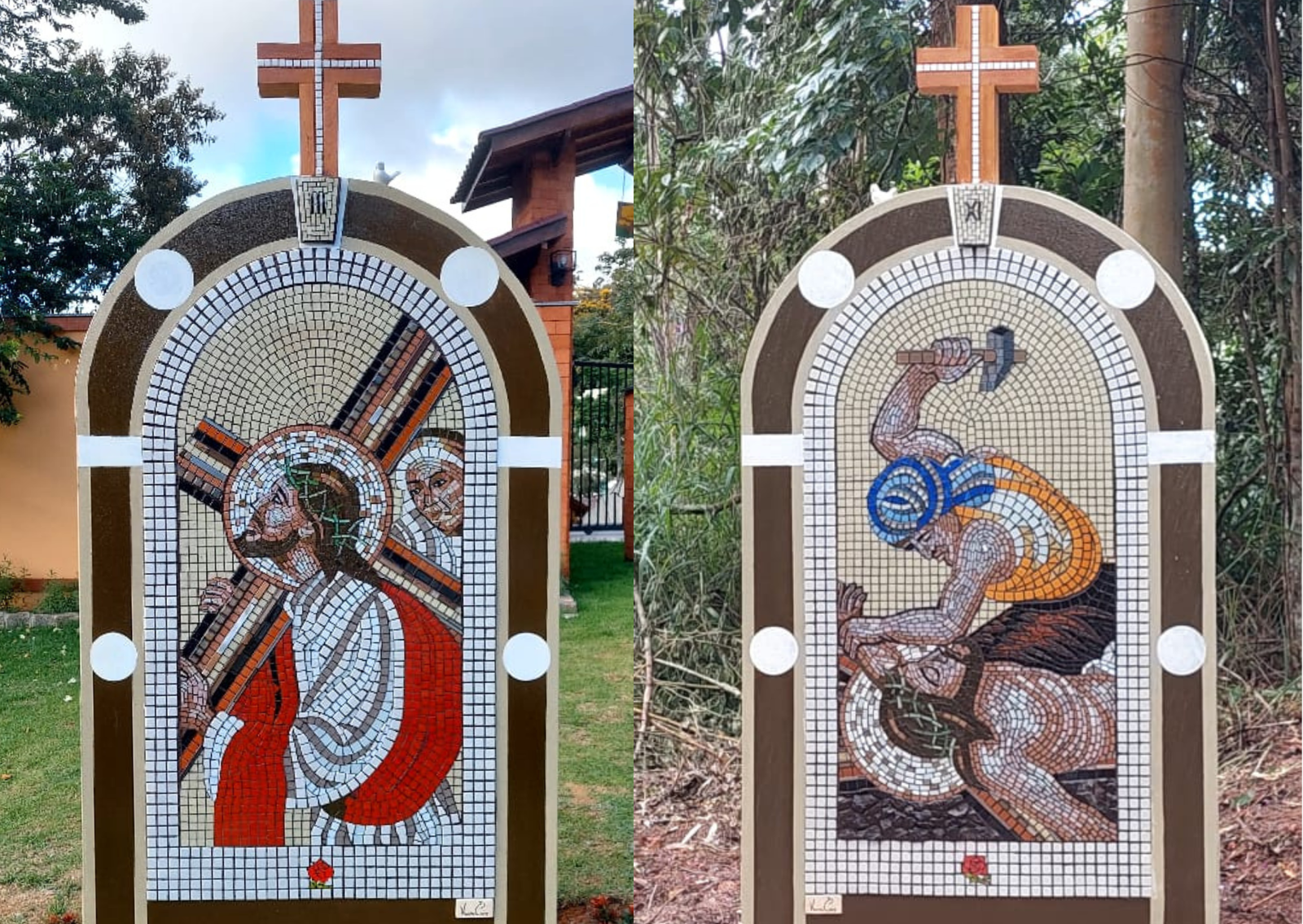 Santa Teresa ganha Via Sacra com esculturas gigantes