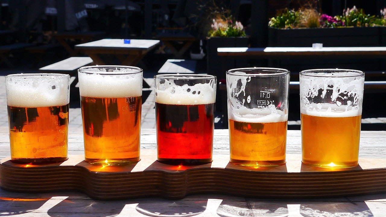 beer, varieties, different sorts, alcohol, hop, nature, water, light beer, dark beer, summer