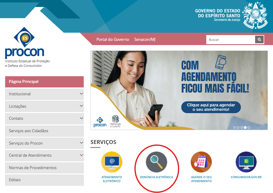 Procon-ES tem novo canal virtual para registro de denúncias