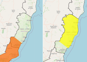 Tempo: ES tem alerta de chuvas e tempestades válido até a virada de ano