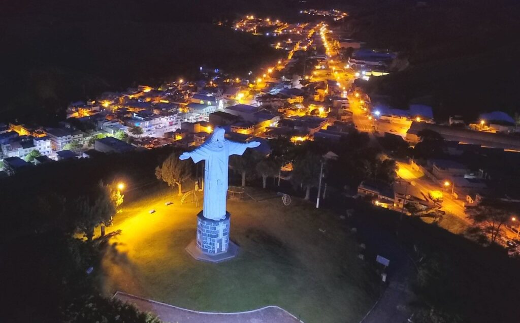 Cristo Redentor de Guacui. Foto Arquivo Comunicacao Guacui