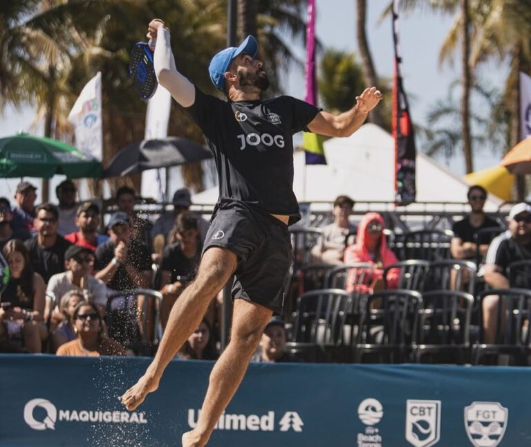 Capixaba Daniel Canellas disputa torneio internacional de beach tennis na Bahia