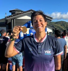 Triatleta capixaba é campeã das Américas no paratriatlo