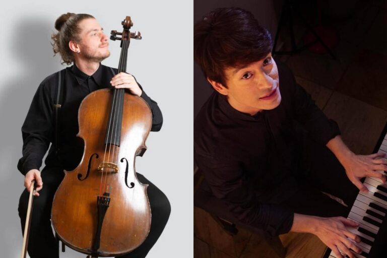 Recital de violoncelo e piano une Schubert e Stravinsky no Teatro do Sesi, em Vitória