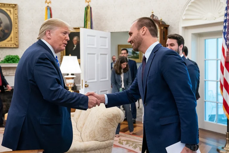 Como chegamos até aqui? A aliança de Eduardo Bolsonaro com Trump que pavimentou o tarifaço