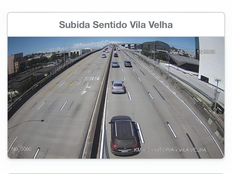 Imagens do trânsito na Terceira Ponte agora podem ser acessadas em tempo real