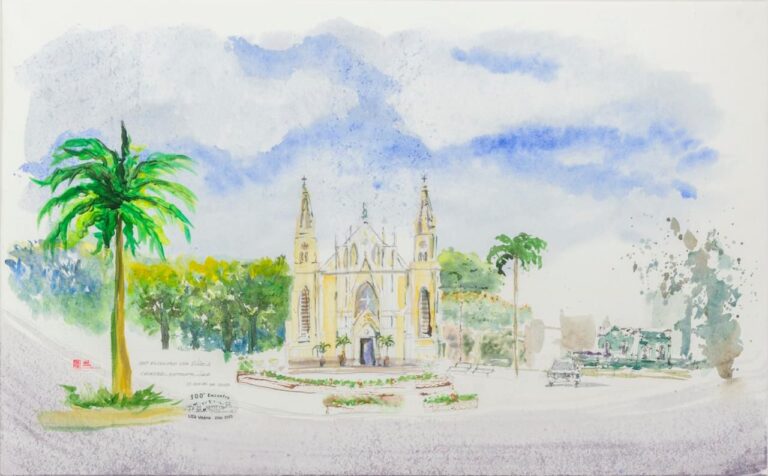 Exposição de desenhos celebra 100º encontro do Urban Sketchers Vitória