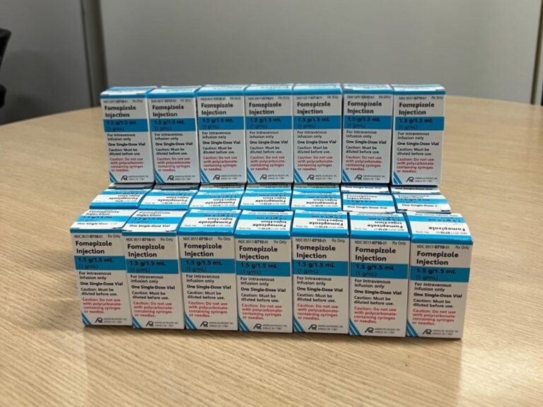 Espírito Santo recebe ampolas do antídoto contra metanol