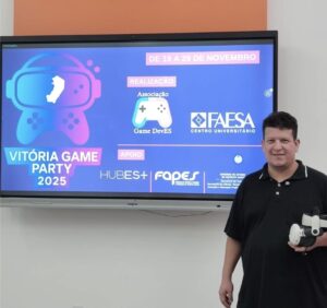 Tecnologia e criatividade se encontram na Vitória Game Party 2025