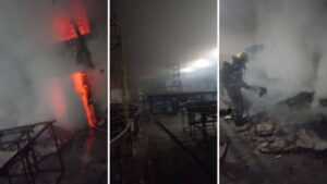 Incêndio atinge galpão da Unidos da Piedade; escola pede apoio para reconstrução