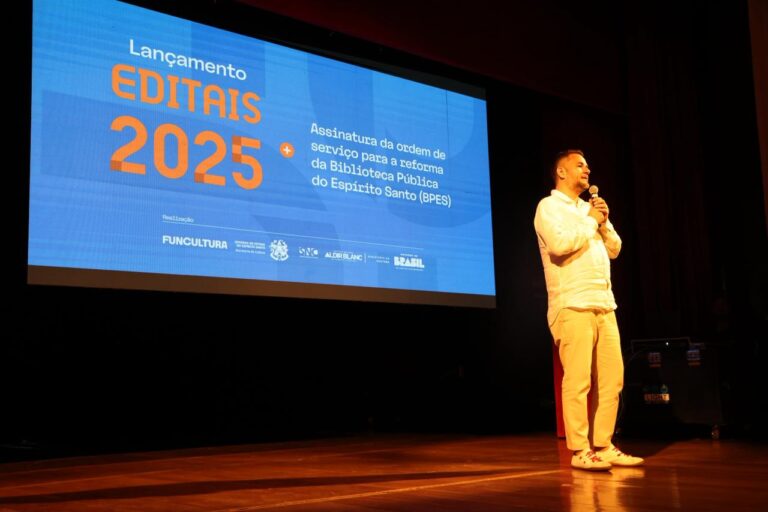 Editais de Cultura 2025 estão com inscrições abertas no Espírito Santo; saiba mais