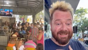 Estrangeiro se encanta com ‘a sexta-feira brasileira’ em bar de Jardim da Penha