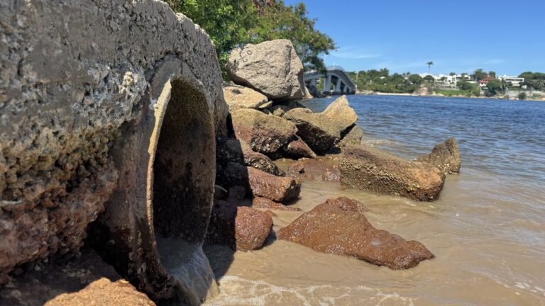 Exame microbiológico detecta contaminação acima do limite na região da Guarderia, em Vitória