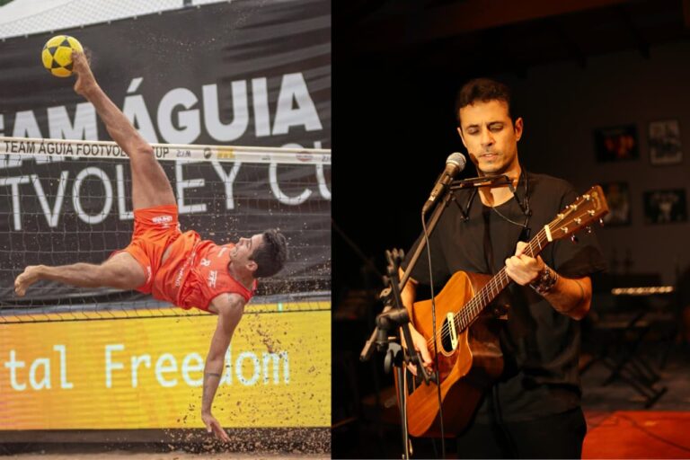 Capixaba bicampeão mundial de futevôlei, Antunes mergulha na carreira musical