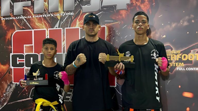 Irmãos capixabas vencem na estreia e mostram força do kickboxing no ES