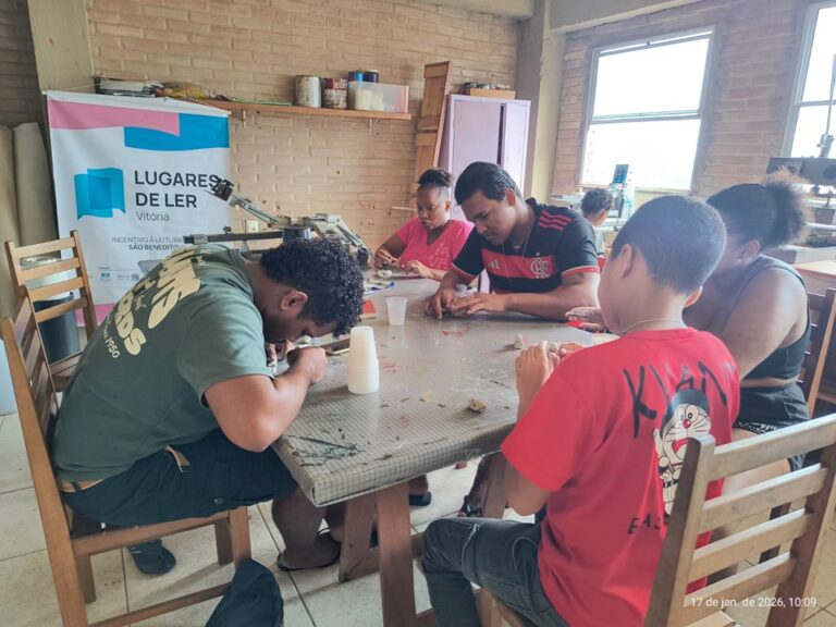 Projeto Lugares de Ler promove atividades de incentivo à leitura na Grande Vitória
