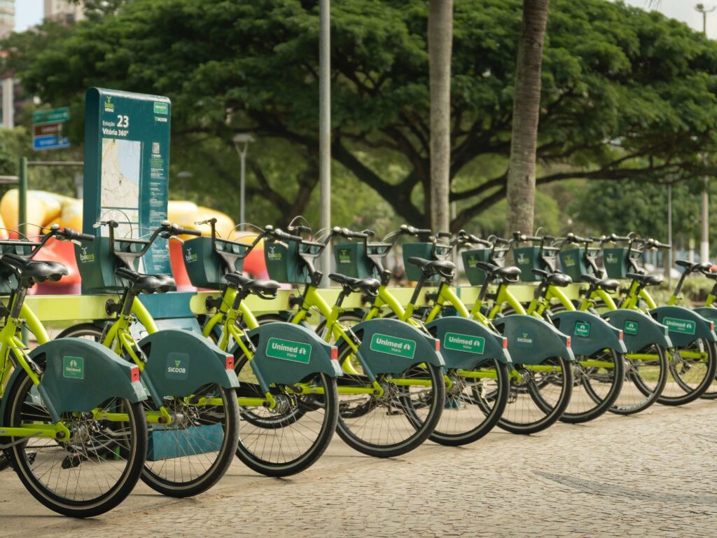 Bicicletas poderão ser alugadas de forma gratuita neste domingo