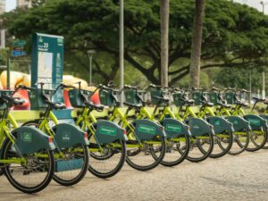 Bicicletas poderão ser alugadas de forma gratuita neste domingo